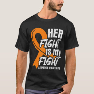 Camiseta Leucemia Sensibilização Frisa Sua Luta Contra Minh