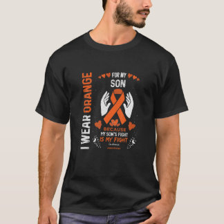 Camiseta Leucemia Suporte a Canceres de sangue Eu Visto Lar
