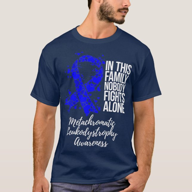 Camiseta Leucodistrofia Metacromática de Suporte Familiar (Frente)