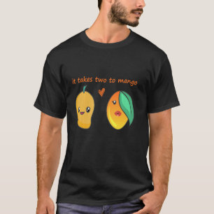 Camiseta Leva Dois Para Mango Cute Tango Mango Fruta Roman