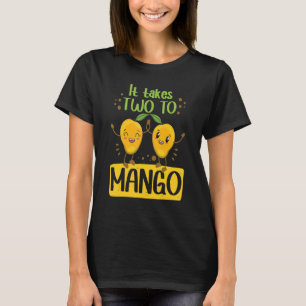 Camiseta Leva Dois Para Mango Mulheres Mangoas Amor