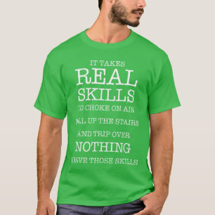 Camiseta Leva Habilidade Real Engasgar no Ar Caso Lá em Cim