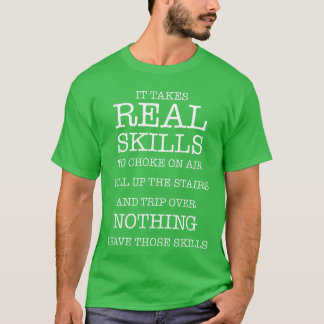Camiseta Leva Habilidade Real Engasgar no Ar Caso Lá em Cim