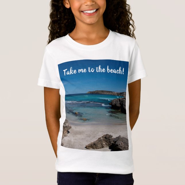 Camiseta Leva-me à praia (Frente)