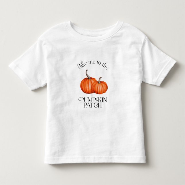 Camiseta Leva-Me Ao Pumpkin Patch Fall (Frente)