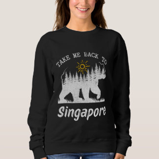 Camiseta Leva-Me De Volta A Singapura Vintage Cingapura Vac