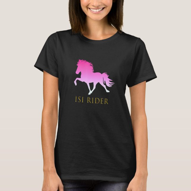 Camiseta Leva-O A Dizer Isi Rider Horse (Frente)