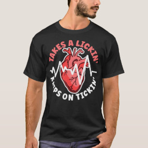 Camiseta Leva um Lickin continua a atacar o Surviv com ataq