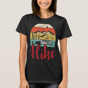 Camiseta Leva Um Pico Retro Hiker Exterior Natureza H
