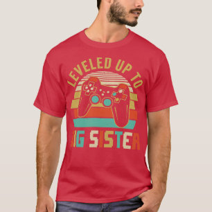 Camiseta Levada Ao Anúncio De Bebê Irmã Maior Para A Wom