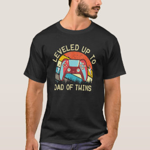 Camiseta Levada Até O Pai De Fath De Jogos De Vídeo Gêmeos