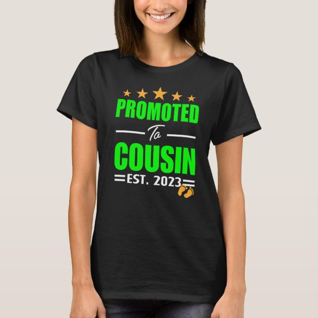 Camiseta Levada Até Primo 2023 Promovida Ao Primo 2 (Frente)