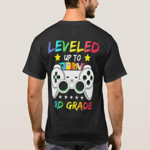 Camiseta Levado Até 3º Ano De Vídeo Gamer De Volta À Escola