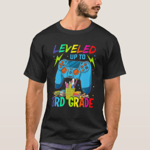 Camiseta Levado Até 3º Ano De Vídeo Gamer De Volta À Escola