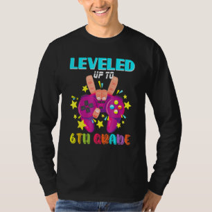 Camiseta Levado Até 6 Primeiro Dia De Jogador Escolar