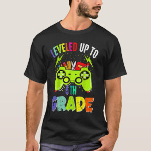 Camiseta Levado Até O Jogador De 6 Grau De Volta À Escola P