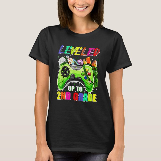 Camiseta Levado Até O Jogador De Nível segundo De Volta À E (Frente)