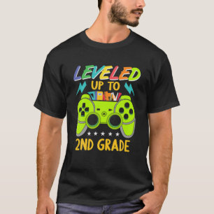 Camiseta Levado Até O Jogador De Nível Segundo De Volta À E