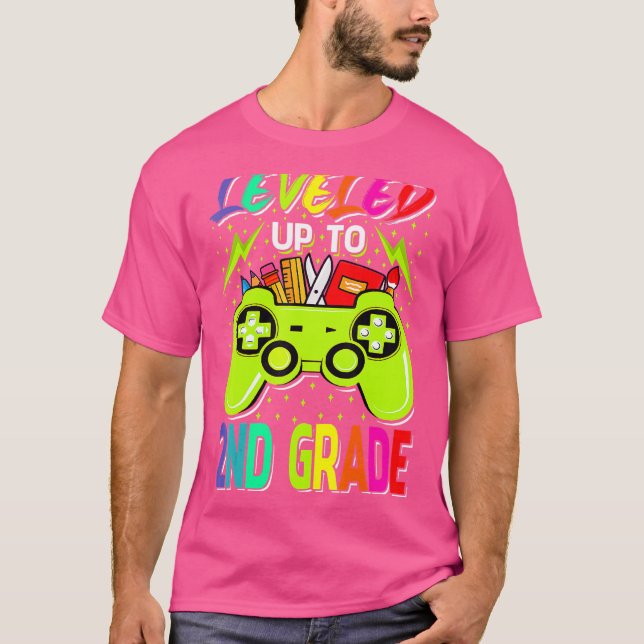 Camiseta Levado Até O Jogador De Nível segundo De Volta À E (Frente)