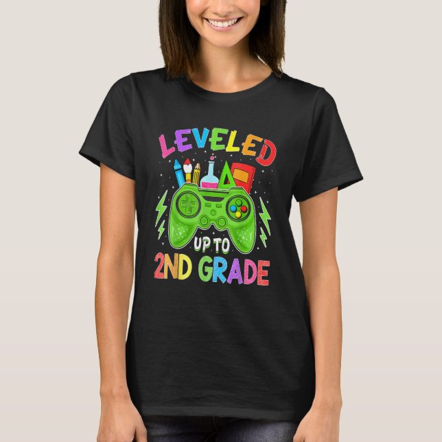 Camiseta Levado Até O Jogador De Nível segundo De Volta À E (Frente)