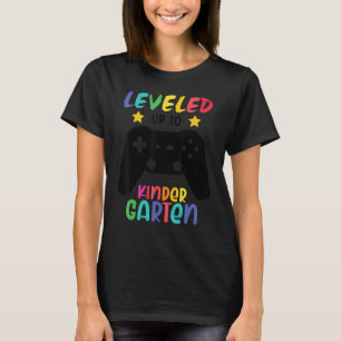 Camiseta Levado Até O Kinder Garten Gaming De Volta À Escol