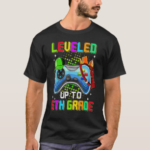 Camiseta Levado Até O Nível 5 para Jogos De Volta À Escola