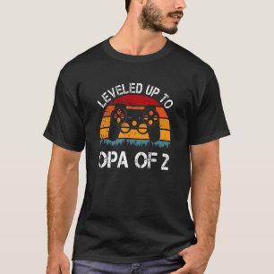 Camiseta Levado Até O Opa De 2 Pais Engraçados Com Jogos De