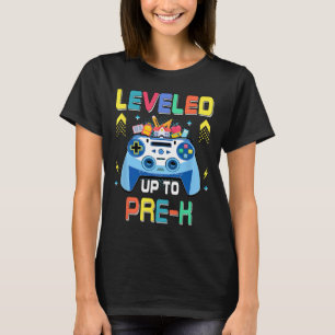 Camiseta Levado Até O Pré-k Gamer Ck Para A Escola Primeiro