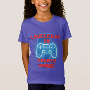 Camiseta Levado até o quarto ano de jogador de volta à esco