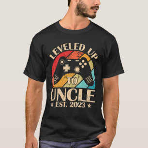 Camiseta Levado Até O Tio 2023 Presente Promovido Ao Tio E