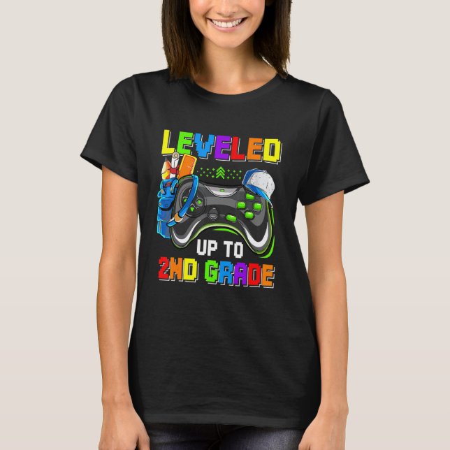 Camiseta Levado Até segundo De Volta Ao Jogo De Vídeo Da Es (Frente)