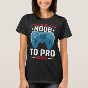Camiseta Levado Do Noob Para O Pro Gamer Pro Gamin