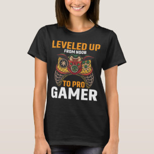 Camiseta Levado Do Noob Para O Pro Gamer Pro Gamin