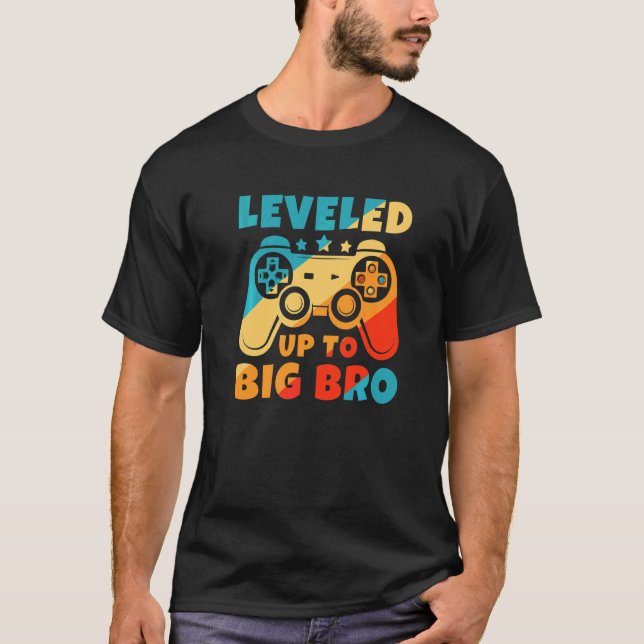 Camiseta Levado Para O Grande Irmão Gamer Novo (Frente)