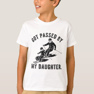 Camiseta Levado Pelo Meu Filho Engraçado Esqui Pai De Esqui