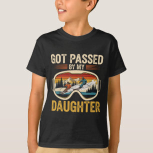 Camiseta Levado pelo Pé pela Minha Filha Óculos de Esqui Di