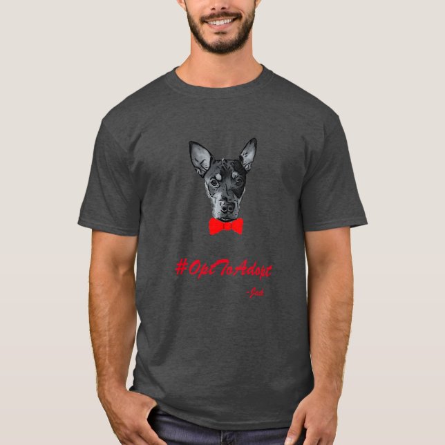 Camiseta Levanta o #OptToAdopt #2 (as opções múltiplas da (Frente)