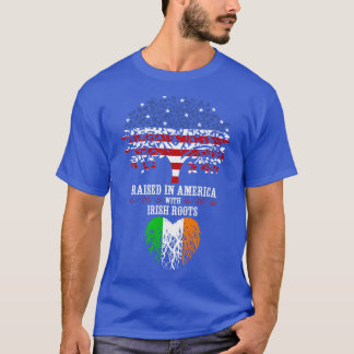 Camiseta Levantada na América com Raízes Irlandesas