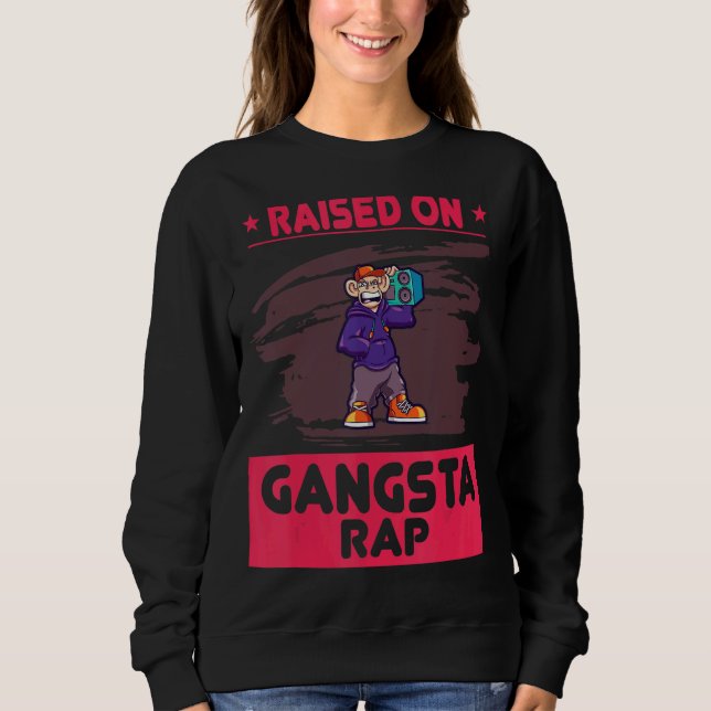 Camiseta Levantado Em Gangsta Rap Humor (Frente)