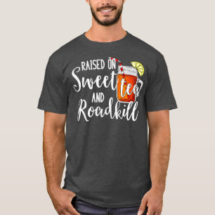 Camiseta Levantado em Tea Roadkill Caça a Comida