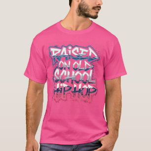 Camiseta Levantado No Grafite De Cassete Hip Hop Da Escola 