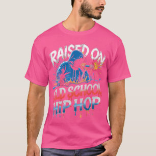 Camiseta Levantado No Grafite De Cassete Hip Hop Da Escola