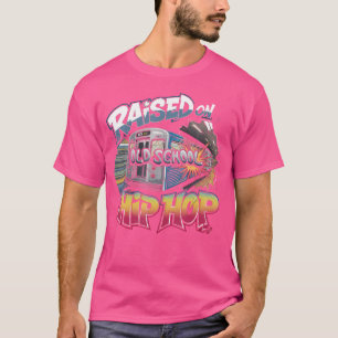 Camiseta Levantado No Grafite De Cassete Hip Hop Da Escola