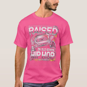 Camiseta Levantado No Grafite De Cassete Hip Hop Da Escola