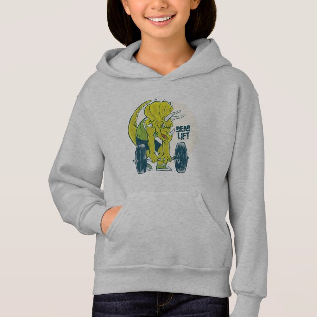 Camiseta Levantamento de Dinossauro - Levantamento de Peso  (Frente)
