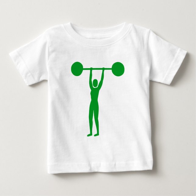 Camiseta Levantamento de Peso 02 - Verde Grama (Frente)