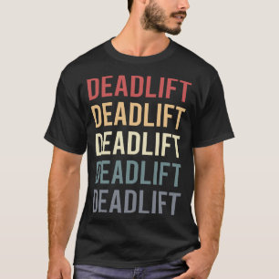 Camiseta Levantamento de Peso com Texto Retrô