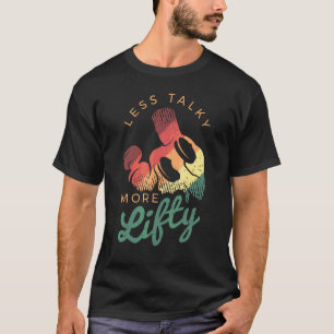 Camiseta Levantamento De Peso Dizendo Para Um Pesadelo Ador