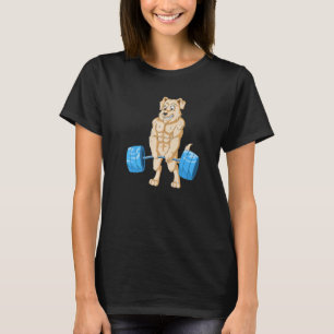 Camiseta Levantamento de peso do Golden Retriever Levantame