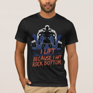 Camiseta LEVANTAMENTO DE PESO DO GYM LIFT, Motivação Inspir